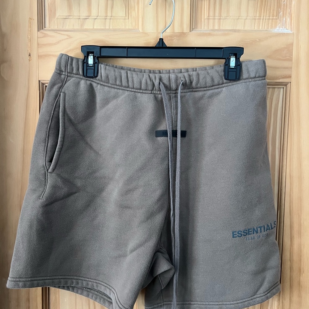 Essentials Taupe Men's Athletic Shorts